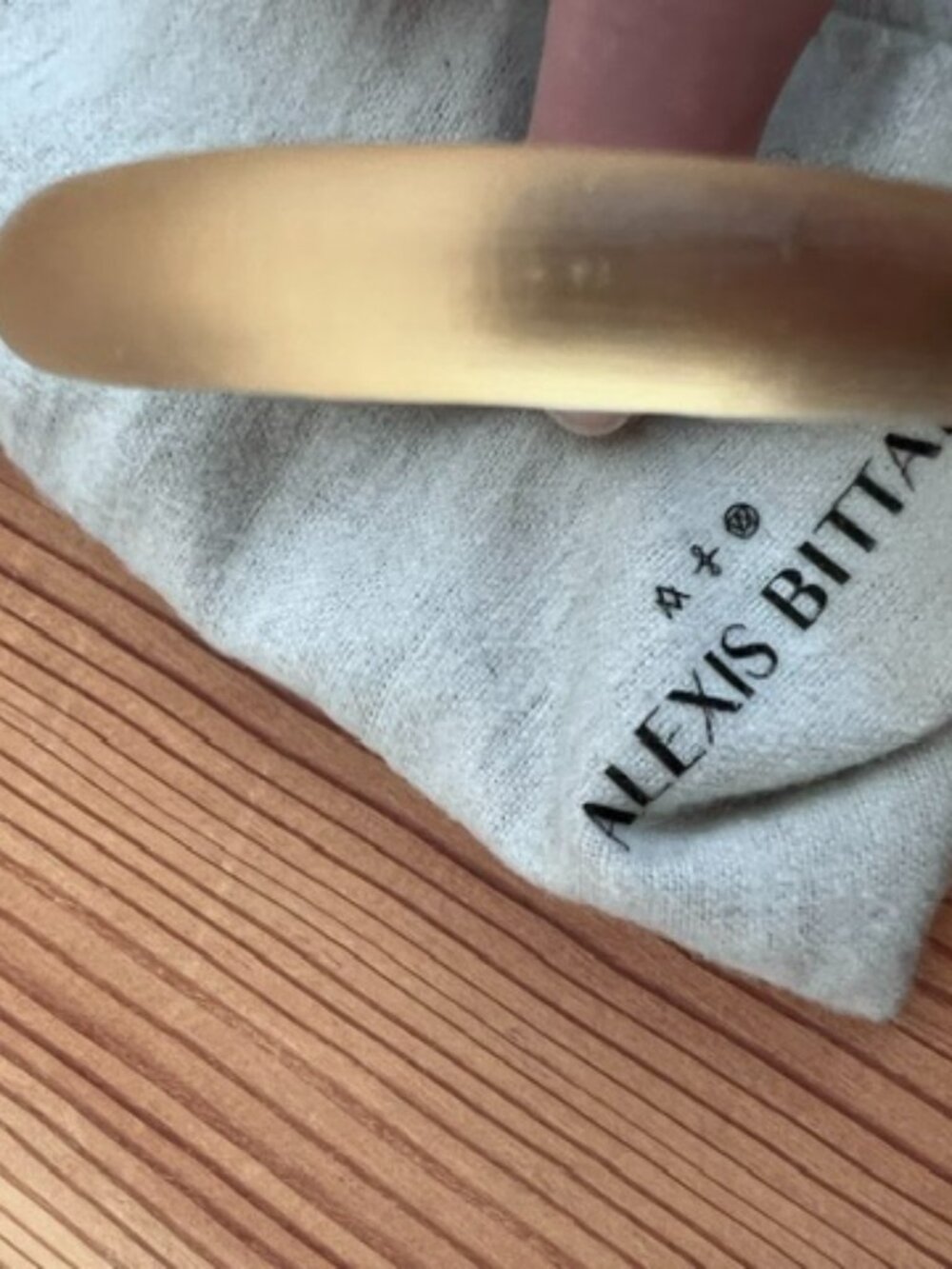 Alexis Bittar Gold Lucite Bracelet - NEW!